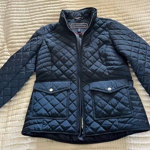 Tommy Hilfiger navy quilted mid weight jacket. NWOT. Size XS fits like size 2-4